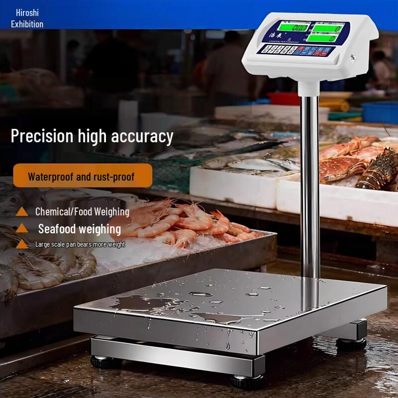 High-Precision Commercial Stainless Steel Platform Scale (CN Version)