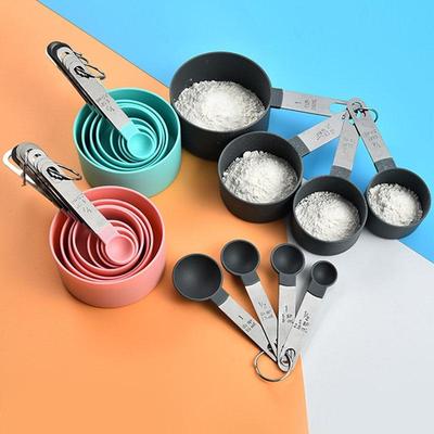8 cucchiai multiuso, strumenti per misurare tazze, accessori per la cottura, gadget da cucina in acciaio inossidabile