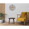 Fancy Metal Wall Clock for Home Decor – Stylish Living Room & Bedroom Watch, Designer Wallclock, Big Size Hanging Watch