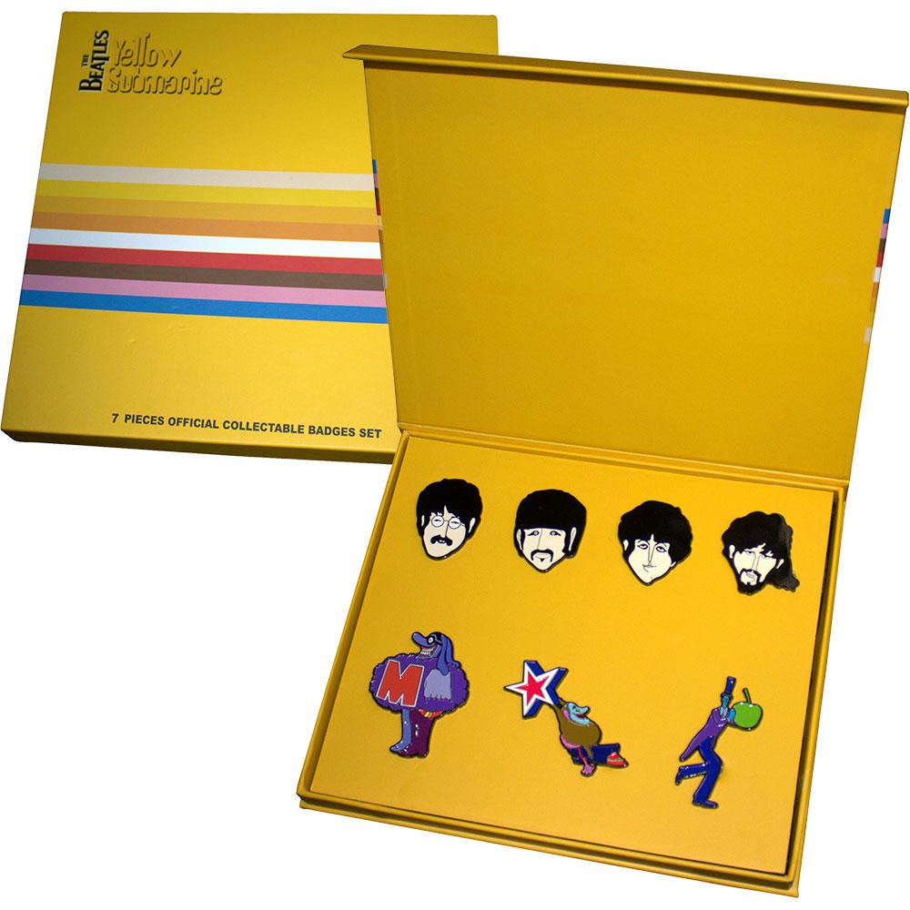 The Beatles Yellow Submarine Characters Badge Set (Pack of 7)