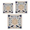 Quadratisches Flanell Tarot Altar Tuch Brettspielunterlage Astrologische Unterlage Tischdecke