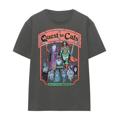 Steven Rhodes Unisex Adult Quest For Cats T-Shirt