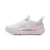 New LiNing Cushioning Breathable Wear Resistant Low Top Casual Shoes Women's White Pink AGLV010-4
