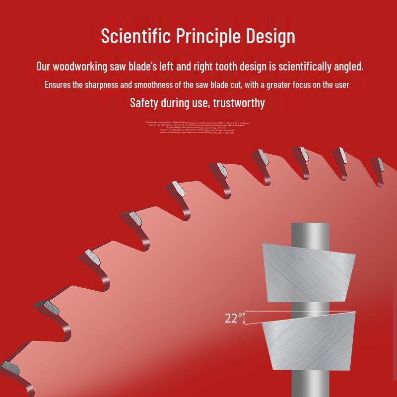 Changheng 10" 255mm Woodworking Alloy Saw Blade, 120 Teeth, 25.4mm Bore