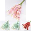 Fivebranch Oncidium Artificial Flower Bundle For Home Hotel And Photography Backdrops With Elegant Style