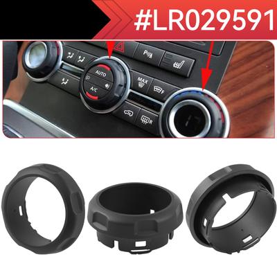 3 Stück Konsolen-Klimaanlagen-Lautstärkereglerknopf LR029591 für Land Rover Range Rover Sport Discovery 4 2006-2016 AC Schalter Blende
