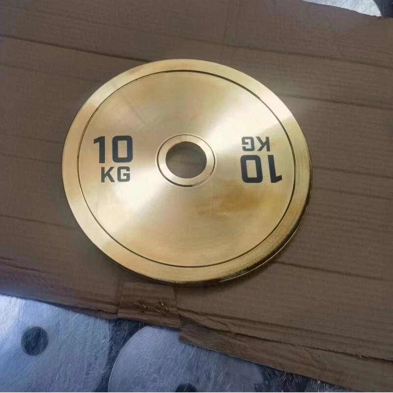 WK Gold Electroplated Barbell Plate