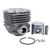48mm Round Cylinder Piston Rings Cage Bearing Gasket Set Kit For HUSQVARNA 365 362 Chainsaw Engine Motor Parts
