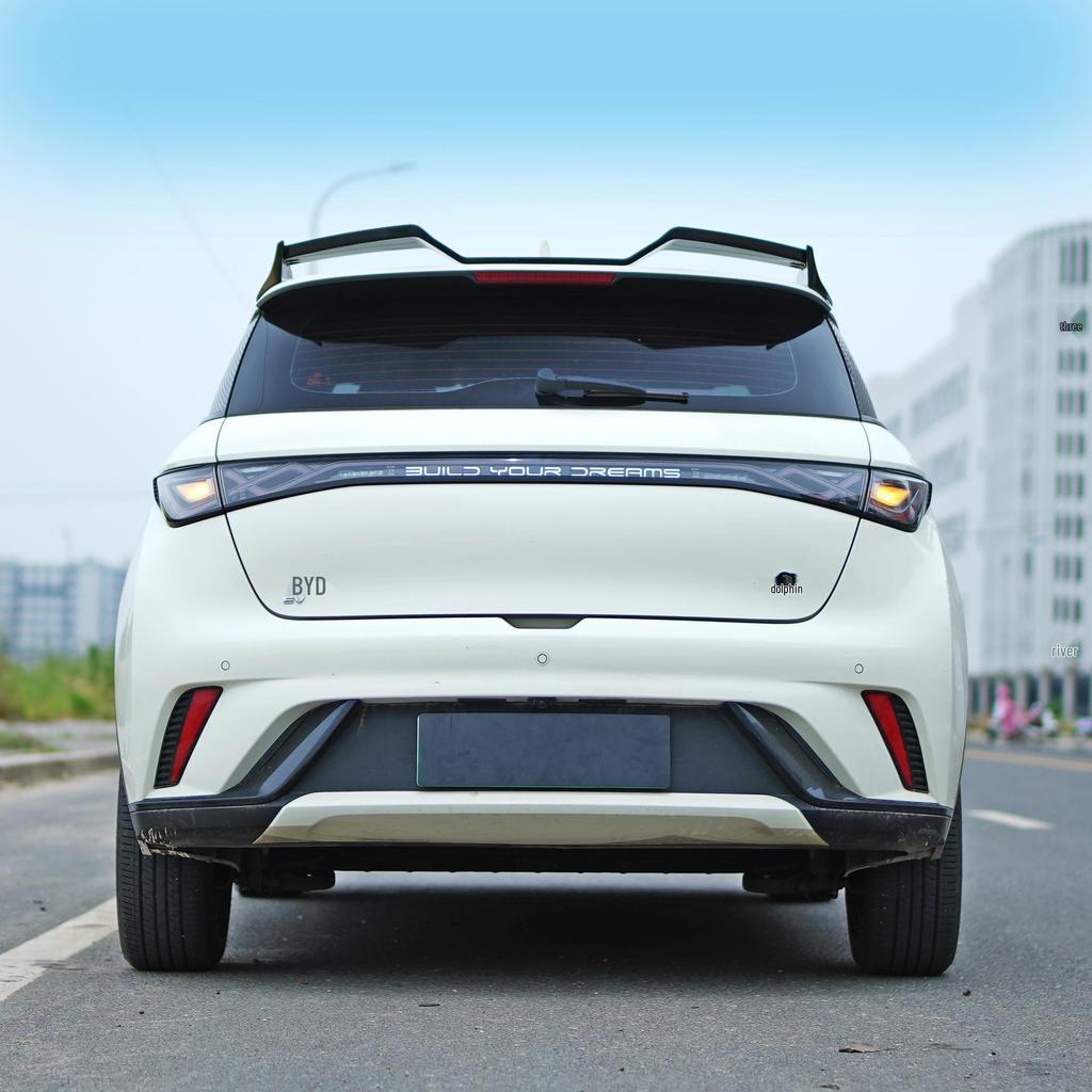 Compatibile con i modelli BYD Dolphin DC 2021-2024: spoiler posteriore, kit carrozzeria ad ali di gabbiano, diffusore posteriore, splitter anteriore, lip anteriore e minigonne laterali.