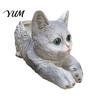 Resin Animal Flower Pot Creative Cat Planter, Cute Lying for Garden Window Sill Plant Holder Yard, Adorable Holder, Indoor Outdoor Home Desk