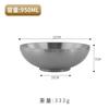 Korean 304 stainless steel noodle bowl commercial gold ramen bowl snail noodle bowl mixed with rice bowl big soup bowl