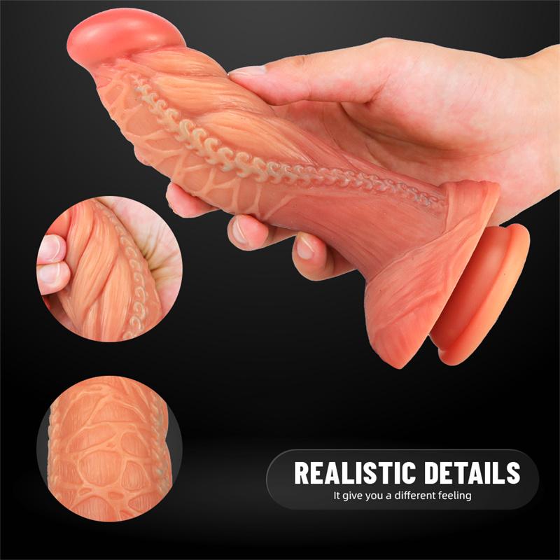 Dildo für Frauen Flüssigsilikon Super-Simulation Großer Dicker Dildo Erwachsenenprodukt Spielzeug für Frauen