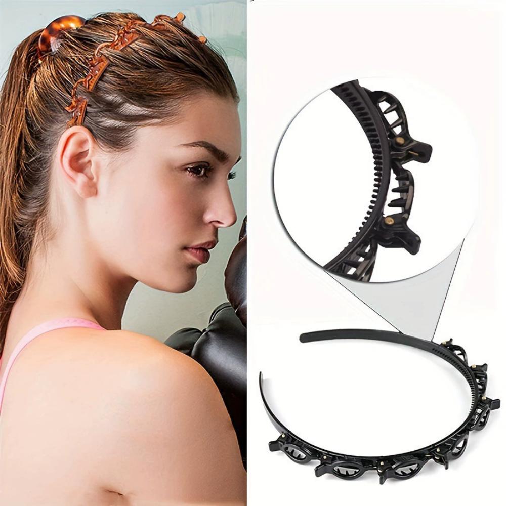 1 Pack Multi-layered Toothed Hair Clip, Practical Non-slip Style, Suitable for Washing Face Updo / High Ponytail Fixing / Daily