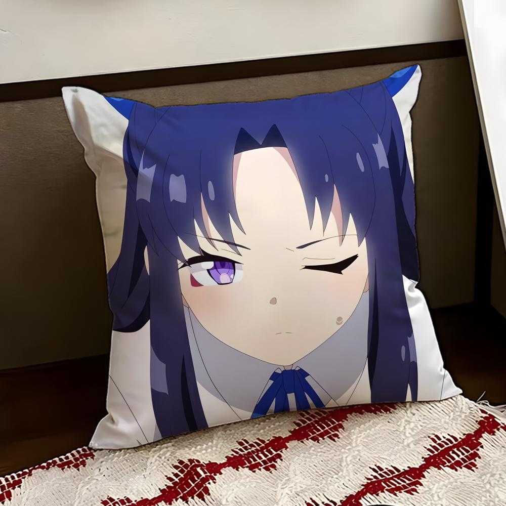 Anime IsekaiSuma Cushion Cover Reversible Soft Durable Pillow Cover Home Car MultiScene Use for Daily Comfort