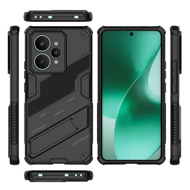 Phone Holder Case For Realme 15 Case Shockproof Anti-knock Armor Full Back Cover For Realme 15 Case For Realme 15 Pro 6.8 inch