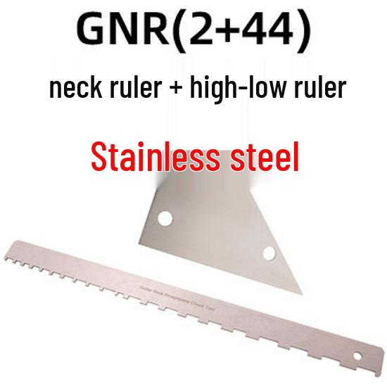 Electric Guitar Leveling & Measuring Tool - Neck & String Spacing Ruler for Acoustic & Electric Guitars