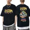 Rapper Mf Doom Slicin Squares Since 1999 Graphic Tshirt Mens Hip Hop Cotton Vintage Short Sleeve Oversized T Shirts Streetwear
