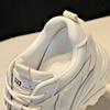 Spring and Autumn women's shoes new muffin thick sole inner height increase leisure sports single shoes women's shoes lace up