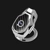 ljcmw9 Car One-Key Start Button Protection Cover Wear-resistant Flip-Top for Volvo V50 S60L XC60 S40 XC90 V60 S80 V90 V70 V6 T6