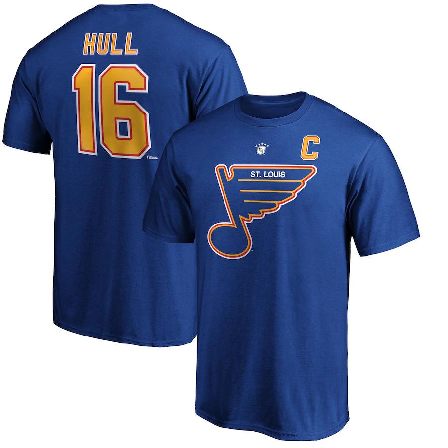 Unterstützt NHL Blues Eishockey T-Shirt, Amerikanischer Sport lockere Passform, Übergröße schnelltrocknendes T-Shirt, Kurzarm