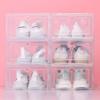Transparent Shoe Cases Plastic Shoes Organizers New Sneaker Boxes  Household