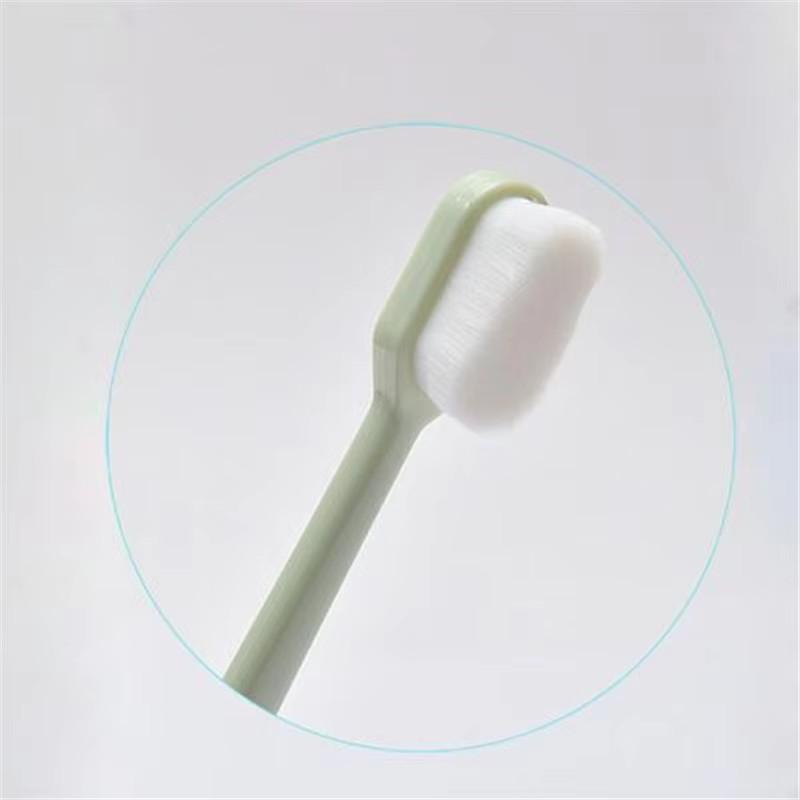 1/2pcs Soft Toothbrush Million Nano Bristle Adult Tooth Brush Teeth Deep Cleaning Portable Travel Dental Oral Care Brush