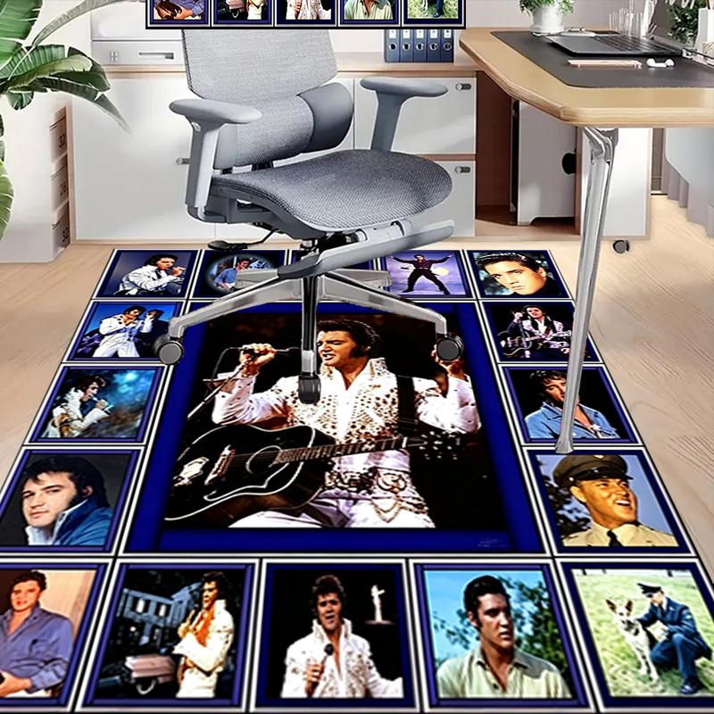 Elvis Presley Tribute Carpet For Playroom Bedroom Living Room Sofa Home Decorkids Game Area Rug Nonslip Floor Mat
