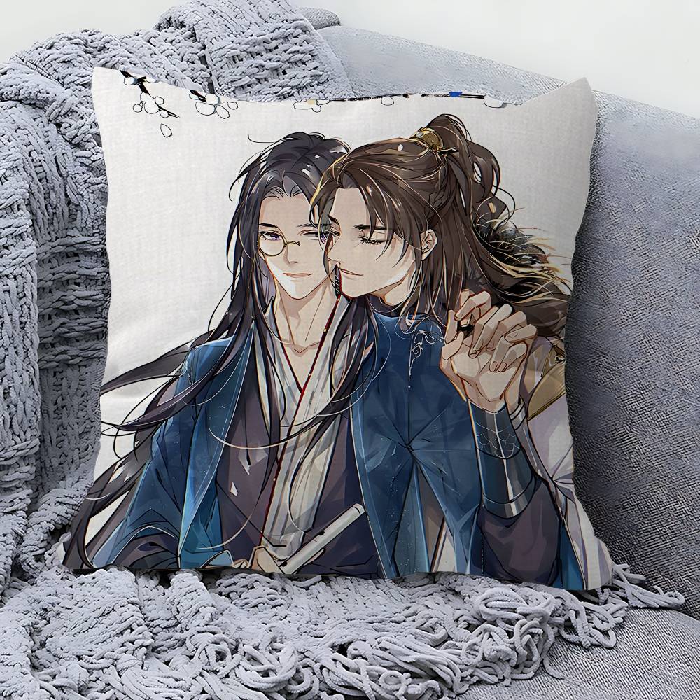 Priest Anime Sha Po Lang Maple Design Cushion Cover Happy Autumn Harvest Decor Holiday Decorati Pillow Cover