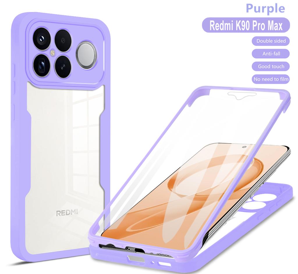 3IN1 360° Screen Protector Transparent HD Case For POCO F8 Pro F8 Ultra M7 4G M7 Pro 5G F7 Ultra X7 Pro 5G C85 Phone Back Cover