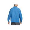 Nike SS24 Comfortable Sports Casual Training Solid Color Polo Long Sleeve Shirt Men shirts Blue DX0206-402