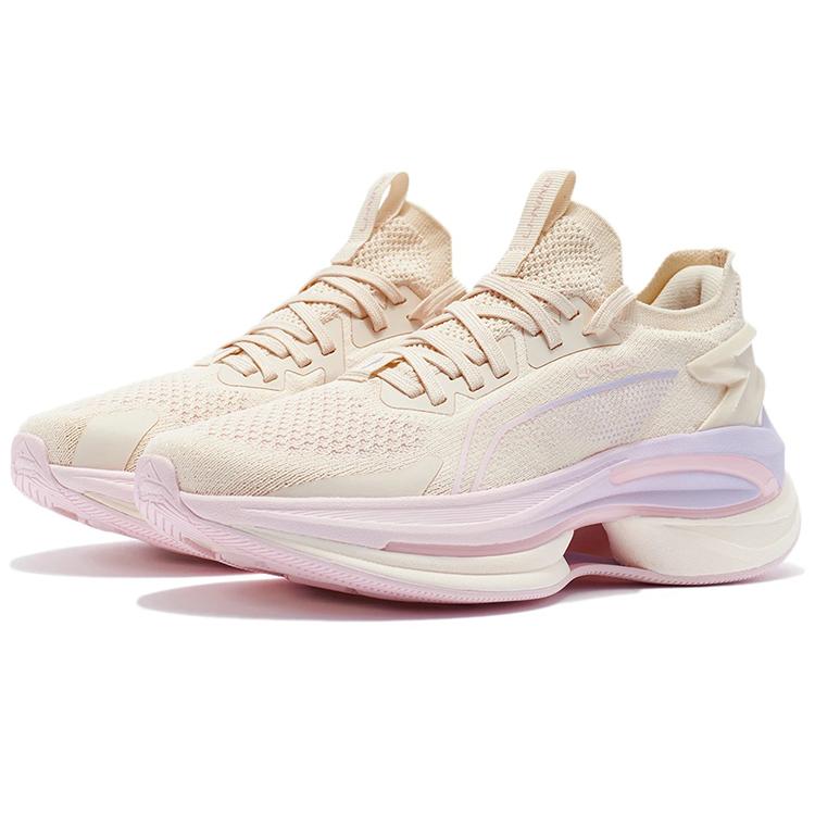 New LiNing WuShi 5S 1.0 Cushioning Anti Slip And Wear Resistant Low Top Running Shoes Women's Cherry Blossom Pink