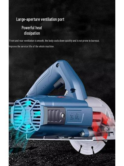 220V Handheld Electric Cutting Saw for Stone, Tile, Marble, and Concrete
