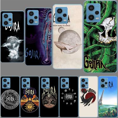 G-Gojira Band Handyhülle Für Redmi Note 13 12 14 15 Pro Plus 13R 11 11T 11E 11S 10 Pro 10S 9 9S Hülle Handy Klar TPU Capa Cases