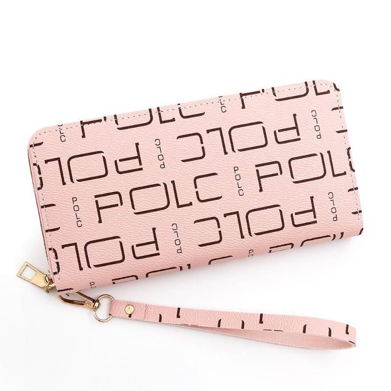 Ladies' Long Wallet Hand-held Bag PU Leather Large Capacity Wallet
