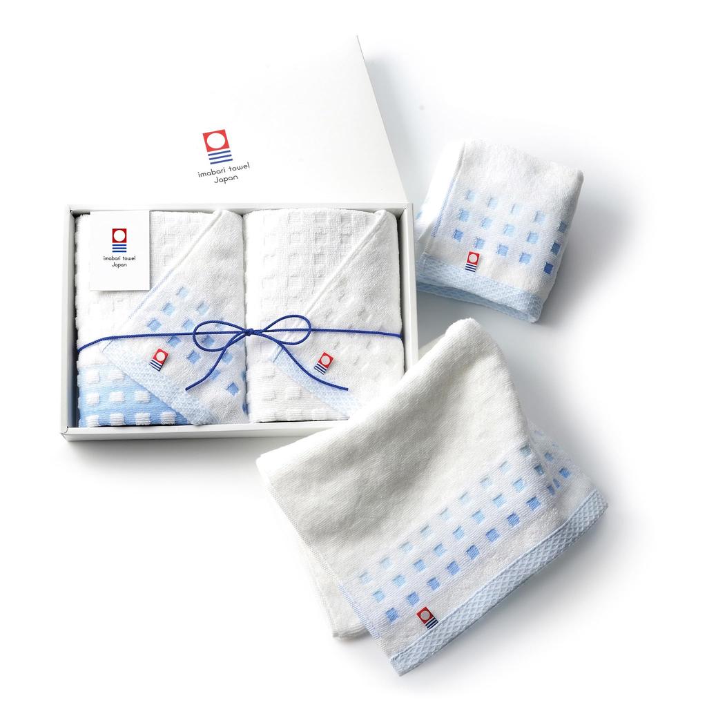 Marushin Imabari Towel Gift 1 2 Face 1 Bath Made in A perfect gift for any including and other Set Washcloth, Towels, Towel. Japan. occasion,