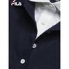 Fila Women's Knit Faux Two-Piece Short Sleeve Polo Shirt