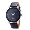 Luxusní hodinky Quartz Sport Military z nerezové oceli s koženým páskem