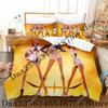 Set Biancheria da Letto Kpop Demon Hunters Singolo Gemello Matrimoniale Queen King Size Set Letto Saja Camere da Letto per Ragazzi Set Copripiumino Rumi Tuta Tre Pezzi