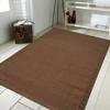 Natural Braided Suede Rug, Brown, 120x170 Cm