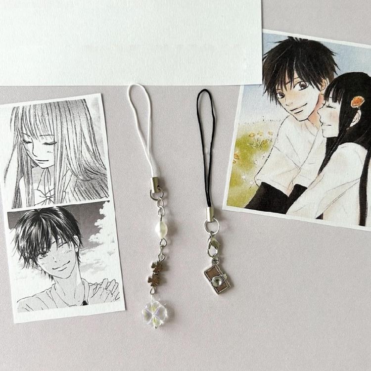 2Pieces Bag Pendant Plant Phone Chain Four Leaf Phone Charm Backpack Accessories Phone Pendant Suitable for Any Occasion