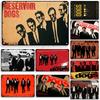 Reservoir Dogs Poster Klassischer Film Metallposter Vintage Metallschild Bar Zuhause Garage Wanddeko Metallplakette Industrielle Deko