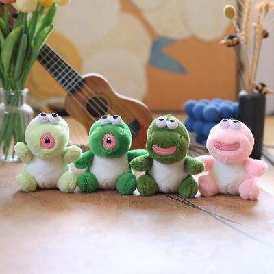 Cute Little Dinosaur Pendant Plush Toy Doll Cartoon Bag Hanging Keychain Rag Doll Doll