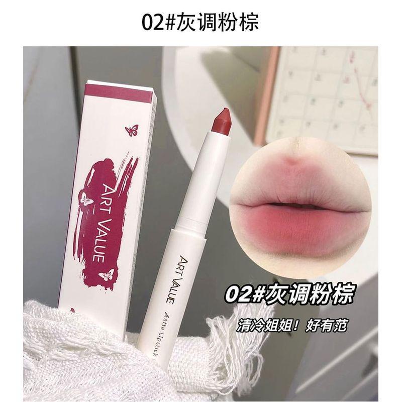 Art Value - Soft Silky Matte Lipstick Pen - 6 Colors