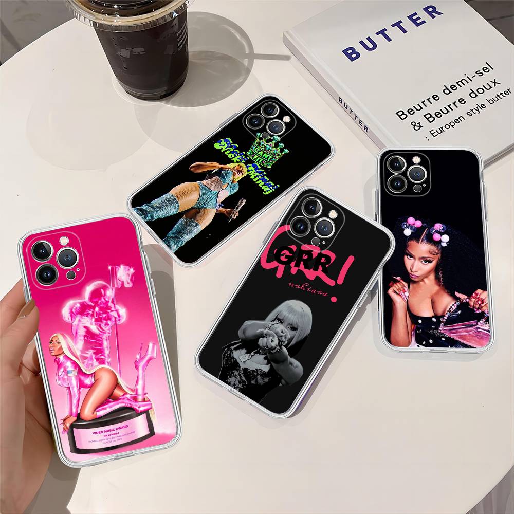 Nicki Minaj Rapper Handyhülle, passend für iPhone 16, 15 Pro Max, iPhone 14, 11, 12 High End, 13 Pro, Silikon