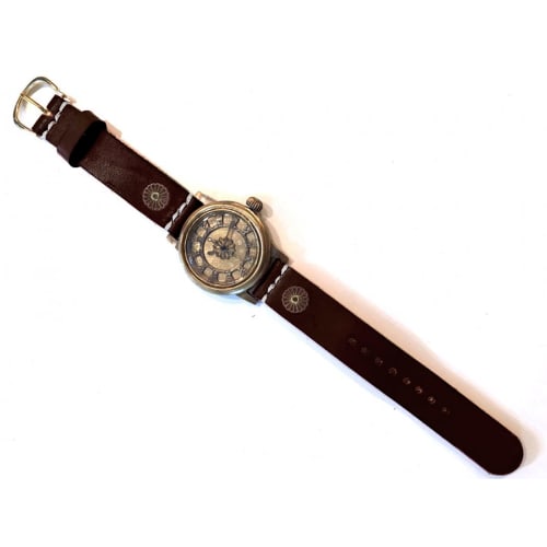 Handmade JHA Watch, Koji Shinohara 14486951, Men's, Dark Brown