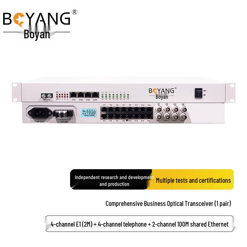 BOYANG Integrated Multi-service Fiber Optic Transceiver