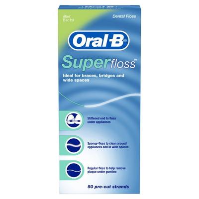 Oral-B Süper Diş İpi Nane Aromalı 1 Paket 50 Adet