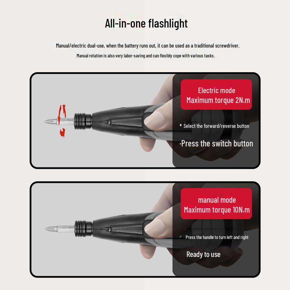 3.6V Lithium Battery Screwdriver Set for Home and Computer Repair
