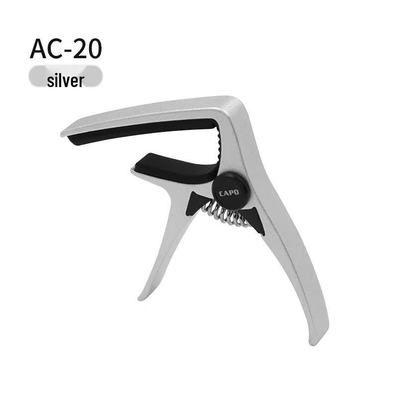 AROMA Guitar Capo AC-11 for Folk and Electric Guitars - Metal Transposer Capo