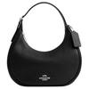 Borsa a Spalla Tote in Pelle con Logo Emily da Donna Nera CDW87-SVBK
